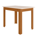 Ver imagem 3 de Mesa Cozinha 4 Lugares Bellagio MDF Retangular Sala de Jantar:Freijo Off White
