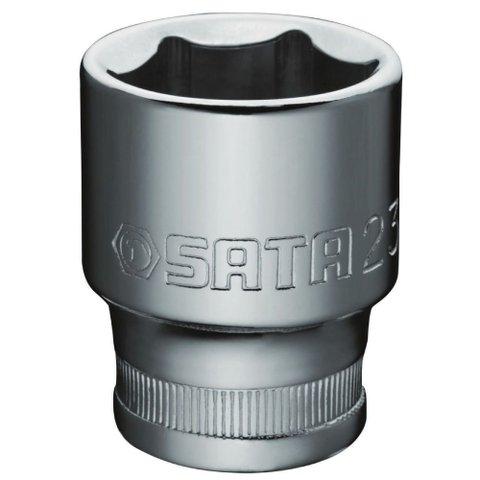 Soquete Sextavado 1/2"" de 18mm - St13309sc - Sata Soquete Sextavado 1/2 18mm St13309sc - Sata