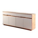 Ver imagem 2 de Buffet Moderno Fazano com 4 Portas 2 Gavetas Espresso