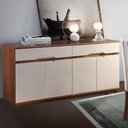 Ver imagem 1 de Buffet Moderno Fazano com 4 Portas 2 Gavetas Espresso