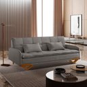 Ver imagem 1 de Sofa Cama em Linho 202cm x 92cm Cannes