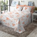 Ver imagem 2 de Jogo de Cama Queen Size 130 Fios Fiori - Vitória (7789)