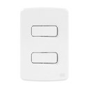 Ver imagem 1 de Conjunto 2 Interruptores Paralelo 10a 250v Placa 4x2 Branco Compose Weg 250v - Branco