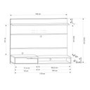 Ver imagem 4 de Painel para TV 50 Polegadas Suspenso Home Balaton Olivar
