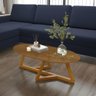 Mesa de Centro Sala de Estar Classic Oval Nature - 1