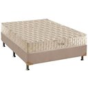 Ver imagem 1 de Cama Box Casal: Colchão Molas MasterPocket Ensacadas Anjos Hotelaria Double Face + Base CRC Suede Cl