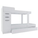 Ver imagem 2 de Treliche Solteiro 1 Porta 2 Gavetas Espresso Móveis