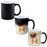 Caneca Mágica Glitter Muda de Cor Y2 Pug Óculos Dab - 1