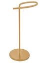 Ver imagem 1 de Porta Toalha Toalheiro Banheiro Bancada Dourado Aço Inox Lavabo Casa Organização