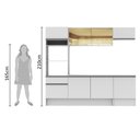 Ver imagem 3 de Cozinha Completa Diamante com Armário Balcão e Tampo Madesa