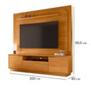 Ver imagem 5 de Home Theater Nilo para TV 65" 200cm MDP com Gaveta Telescópica Cinamomo Pallazio
