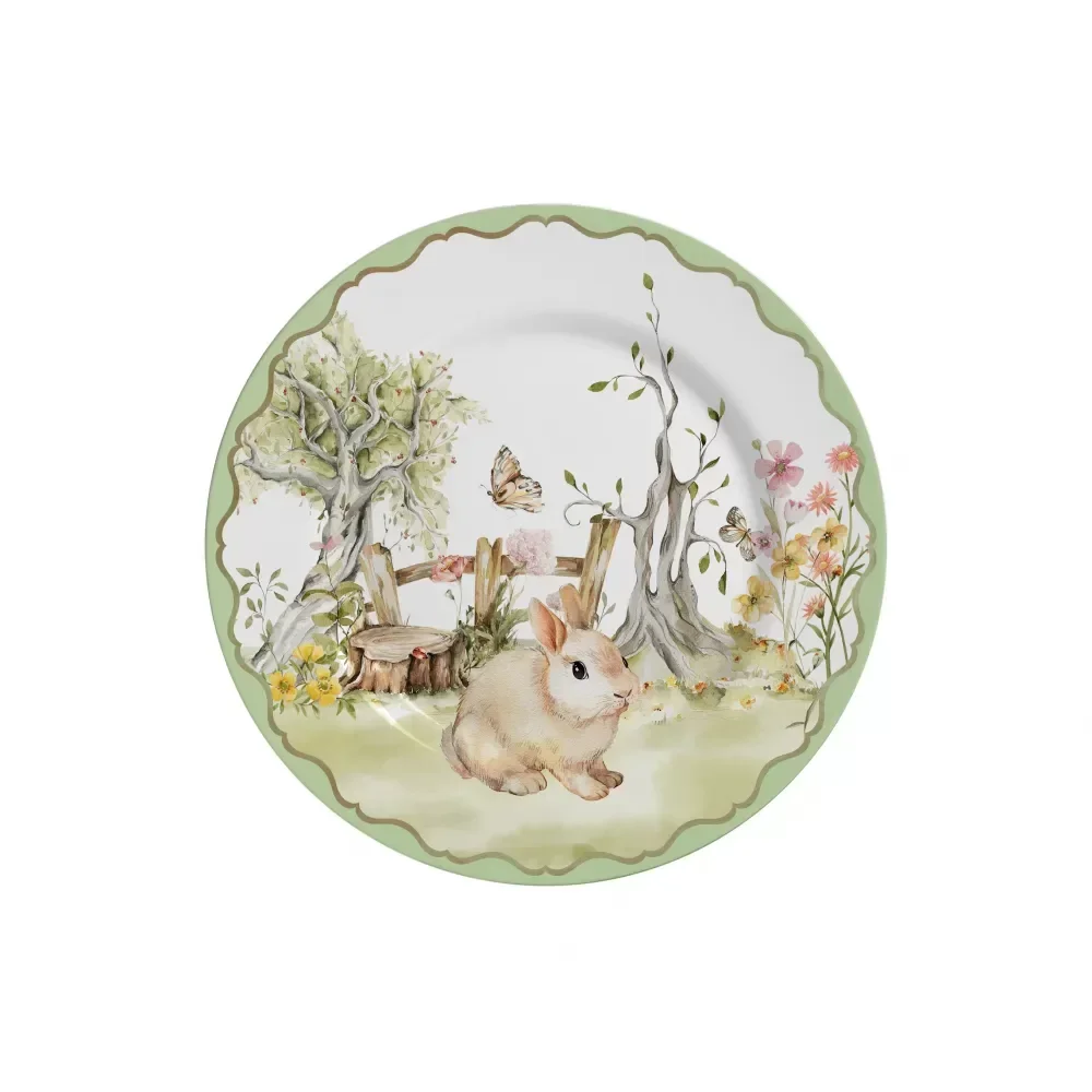 Ver imagem 1 de JOGO DE SOBREMESA PASCOA MAGIC EASTER C/6 PRATOS 1ª LINHA