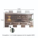 Ver imagem 6 de Espelho Decorativo Berlim 3d Vertical Montável 1,05 X 70cm