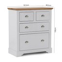 Ver imagem 3 de Cômoda para Quarto Infantil 4 Gavetas Toledo