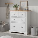 Ver imagem 1 de Cômoda para Quarto Infantil 4 Gavetas Toledo