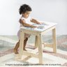 Mesa Infantil Sensorial Montessoriana Natural Branco - 2