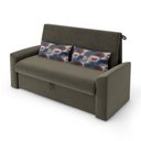 Ver imagem 7 de Sofá Cama 2 Lugares Matrix Com Baú Cristal Suede Capuccino
