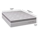 Ver imagem 3 de Colchão King Sr Life Confort Dream Espuma D28 193x203x28cm Cinza