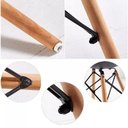 Ver imagem 5 de Kit Mesa Jantar Eiffel 100cm Preta + 4 Cadeiras Charles Eames - Preta