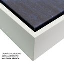 Ver imagem 3 de Quadro Decorativo em Canvas Abstrato Mármore Suave TaColado Moldura Flutuante 4,5cm Branca 120 x 80c
