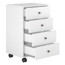 Ver imagem 4 de Gaveteiro 4 Gavetas Presence 