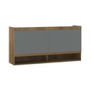 Ver imagem 1 de Armário Aéreo Maleiro Modulado 2 Portas 165cm Veneza Luciane Móveis