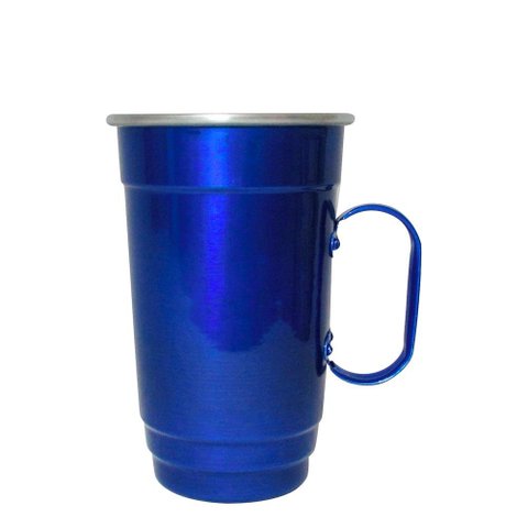 Caneca em Alumínio Térmica de Chopp e Cerveja Beer - Azul Royal