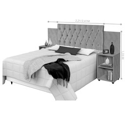 Cabeceira Raul Regulável Chocolate - 2