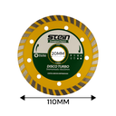 Ver imagem 3 de 2 Peças Disco Diamantado Corte Seco 110mm Turbo Stein