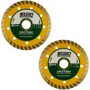 Ver imagem 1 de 2 Peças Disco Diamantado Corte Seco 110mm Turbo Stein