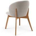 Ver imagem 7 de Kit 06 Cadeiras de Jantar e Estar Living Estofada Mia L02 Bouclê Creme - Lyam Decor