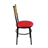 Cadeira para Cozinha Viena Palha Vermelho - 5