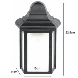 Arandela Muro 3 faces em alumínio injetado - 7