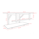 Ver imagem 4 de Gabinete de Vidro 80cm Ac Cuba Oval Preto
