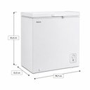 Ver imagem 5 de Freezer Horizontal Hisense FT200N1SWR 198 Litros 1 Porta