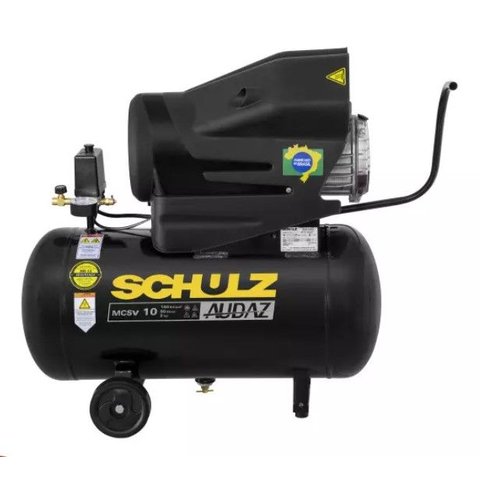 Compressor Schulz 50 Litros 10 Pes 140 Libras CMSV10 Audaz 220V