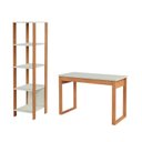 Ver imagem 3 de Kit Escritório Mesa e Estante Industrial 100% MDF Pradel