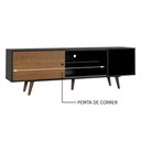 Ver imagem 6 de Rack Madesa Dubai para TV até 65 Polegadas com Pés Preto/Rustic D85Z Cor:Preto/Rustic/Rustic