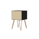 Ver imagem 5 de Mesa de Cabeceira 2 Gavetas Retro Bled Preto