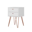 Ver imagem 4 de Mesa de Cabeceira 2 Gavetas Retro Bled