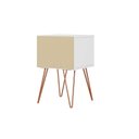 Ver imagem 5 de Mesa de Cabeceira 2 Gavetas Retro Bled Branco