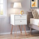 Ver imagem 1 de Mesa de Cabeceira 2 Gavetas Retro Bled