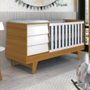 Ver imagem 2 de Berço Americano Multifuncional Prince Branco/Savana - Reller Móveis