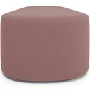 Ver imagem 2 de Cabeceira Cama Box Casal 195cm Lanna com Puff Recamier Doha W01 Suede Rosê - Lyam Decor