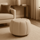 Ver imagem 2 de Puff Redondo Orgânico Moderno Confortável Claudia Sala Quarto Recpção Luxo Veludo Premium