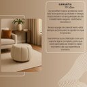 Ver imagem 4 de Puff Redondo Orgânico Moderno Confortável Claudia Sala Quarto Recpção Luxo Veludo Premium