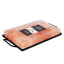 Ver imagem 1 de Pedra De Sal Rosa do Himalaia 30x20x4 cm com suporte de metal VELEZ