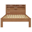 Ver imagem 5 de Guarda Roupa Casal 8 Portas 4 Gavetas Master New e Cama Casal Invicta Jatobá Acetinado - Santos