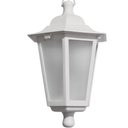 Ver imagem 3 de Pendente Colonial Externo Branco Luminária de Teto Lustre Clássico Lente Fosca Dital Grega