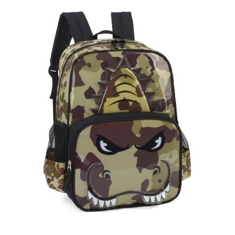 Mochila de Costas Infantil Up4you Croco Marrom - Luxcel